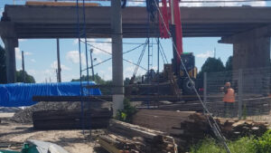 В Унече Брянской области по нацпроекту идёт капремонт путепровода