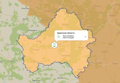 Около 94 площадок для бизнеса нанесено на Инвесткарту в Брянской области
