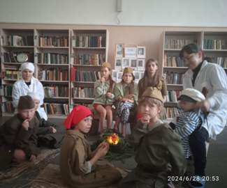 Час мужества, посвященный памяти  партизан и подпольщиков прошел в Роговской библиотеке Злынковского района