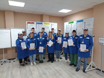 Сотрудники ООО «АЙС-ПРОДУКТ» прошли обучение на «Фабрике производственных процессов»