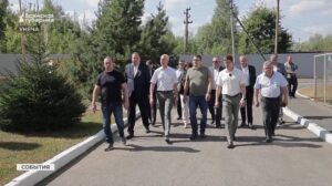 В Брянской области советник председателя правительства РФ Олег Матыцин побывал с визитом в Унече