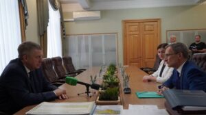 Губернатор Брянщины Александр Богомаз встретился с членом ЦИК Николаем Левичевым