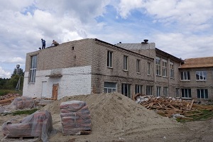 В Клетнянской школе №1 Брянской области  проходит капитальный ремонт