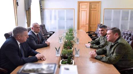 Брянск посетил врио командующего войсками Московского военного округа генерал лейтенант Игорь Анатольевич Серицкий