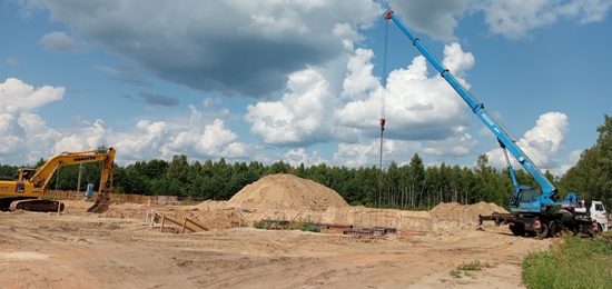 В Злынке строится СОК с бассейном