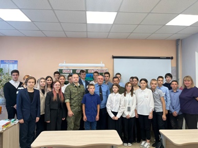 Классная встреча прошла в Вышковской средней школе