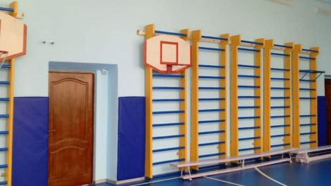 В брянских школах продолжается капитальный ремонт спортзалов