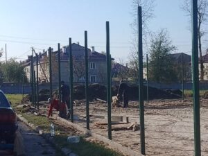 На Брянщине в Брасовском районе строят универсальную спортивную площадку