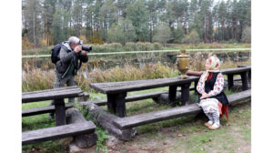 В заповеднике «Брянский лес» идут съемки проекта «Традиционный народный костюм Брянской области»