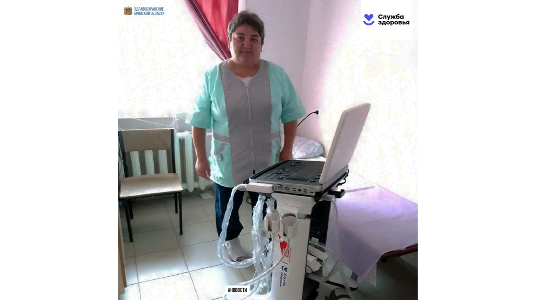 В ЦРБ  Суражского района был установлен новый ультразвуковой аппарат