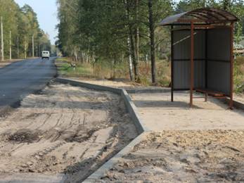 В Суземском районе  Брянщины обустраивают автобусные остановки