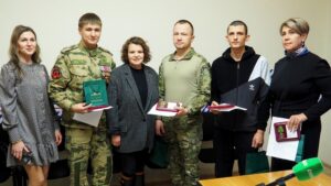 Награды от города Брянска вручили ветеранам боевых действий СВО