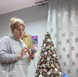 Вышковская библиотека Злынковского района участвует в областном новогоднем конкурсе «Арт-ёлка32»