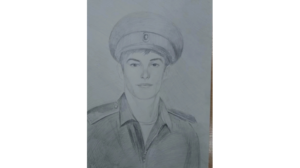 Юные художники из брянской школы искусств выполнили серию графических портретов Героев СВО