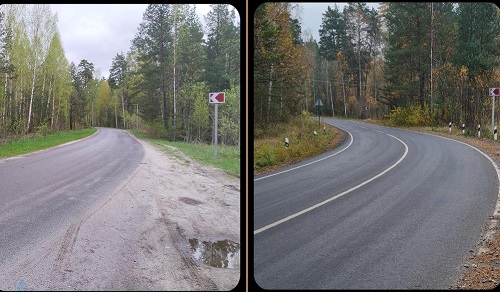 На Брянщине в 2024 году капитально отремонтировали участок дороги Сельцо-Новониколаевка-станция Чернетово