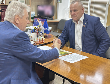 Спикер Брянской облдумы Валентин Суббот посетил приграничный Погарский район