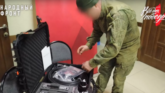 Военнослужащие на передовой получили от Народного фронта устройство для усиления сигнала БПЛА