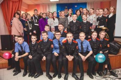 Брянские кадеты встретились с мамой погибшего героя СВО