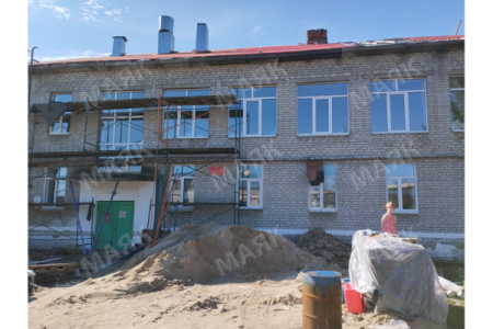 В Новозыбкове активно ведутся работы по ремонту детского сада