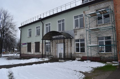 В Клетне Брянской области идет капремонт межпоселенческой библиотеки