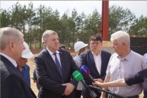 В городе Злынка Брянской области строится спортивно-оздоровительный комплекс с бассейном