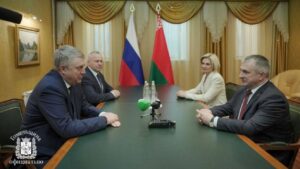 Александр Богомаз приветствовал белорусскую делегация на Брянской земле