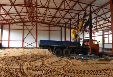 В Клетне Брянской области строится спортивный комплекс