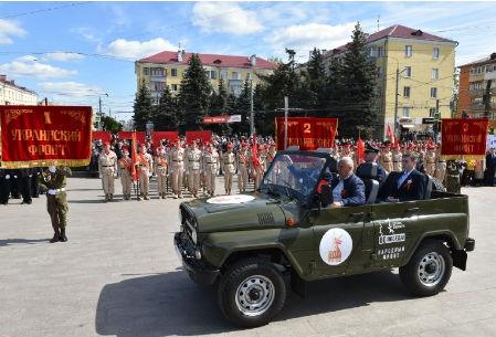 Брянску передали факел с частицей Вечного Огня