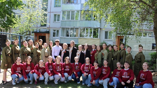 В Брянске прошла Патриотическая акция «Фронтовая бригада» в честь 80-летия Победы