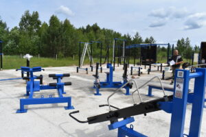 На Брянщине в Клетнянском районе строят спортивную площадку ГТО