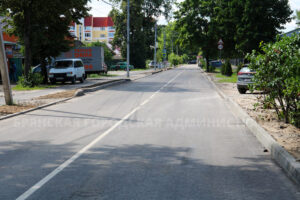 В Брянске капитально отремонтировали улицу Ленинградскую