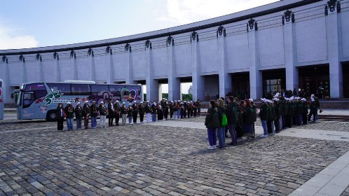 Брянская делегация посетила Поклонную гору и почтила память защитников Родины