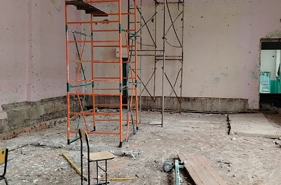 В Фокино Брянской области начался капитальный ремонт школы №2  