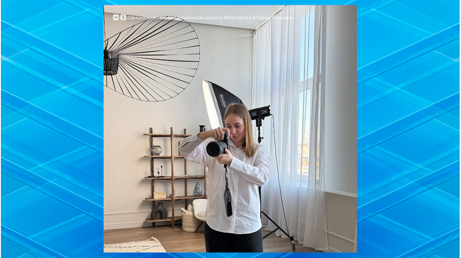 Жительница Погарского района Брянщины   по соцконтракту занялась фотосъемкой