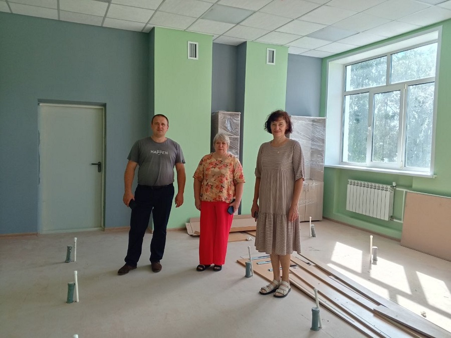 Капитальный ремонт Злынковской ООШ №2 подходит к завершению