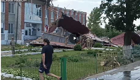 Брянский поселок городского типа Климово попал под ураган