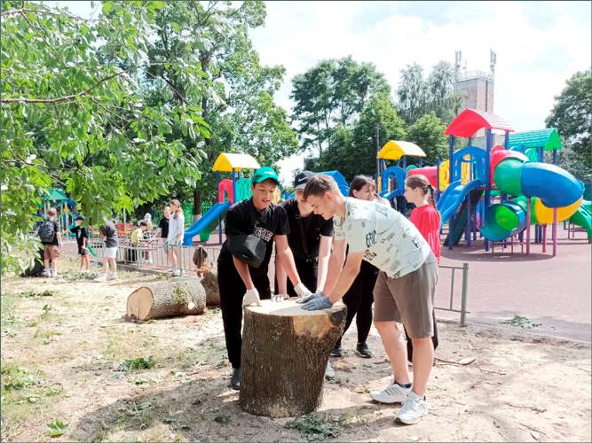 «Движение Первых» пришло на помощь коммунальным службам в Климово Брянщы