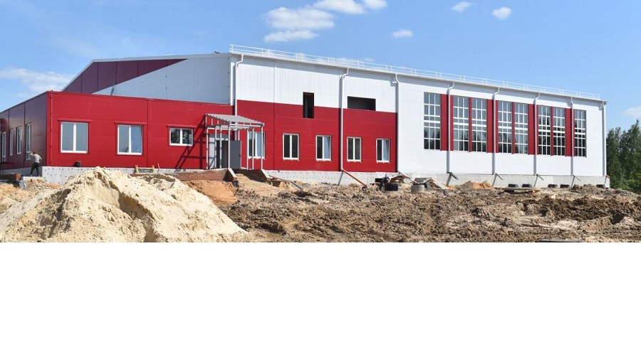 В Клетне Брянской области строится спортивный комплекс