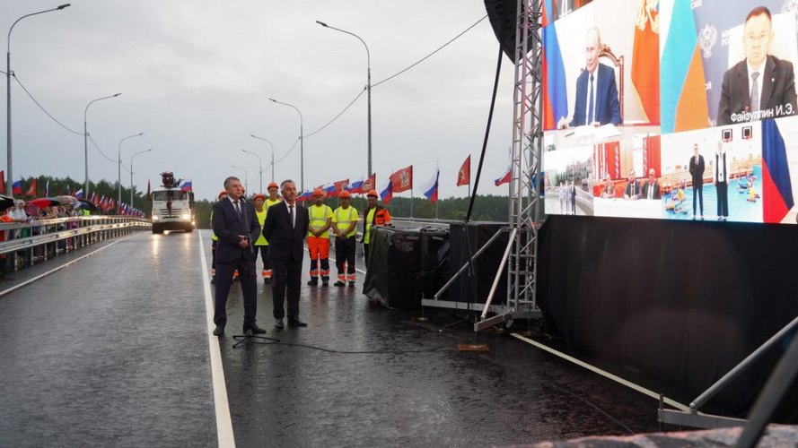 В Унече Брянской области открыто мостовое сооружение на юго-западе региона