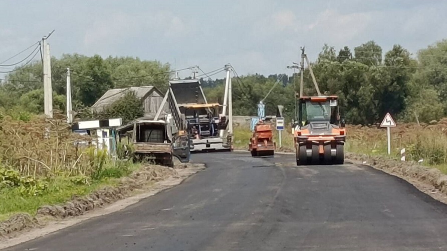 В Брасовском районе Брянщины  восстановили дорогу Локоть-Кретово