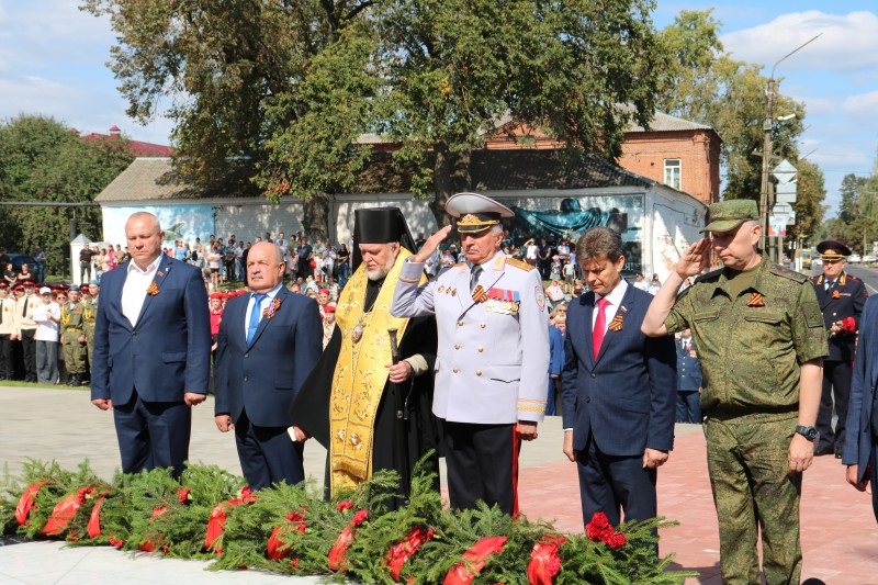 В Стародубе Брянской области открыли мемориального комплекса «Стена Памяти»