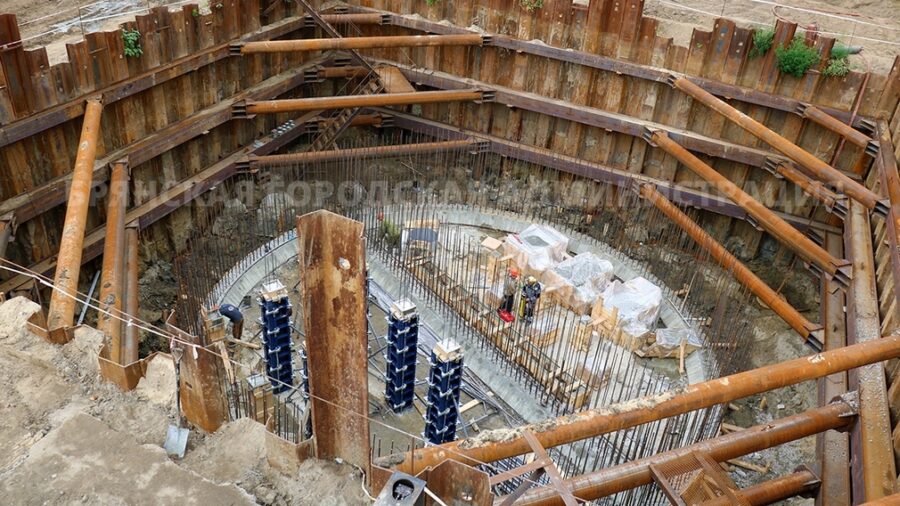 В Брянске идет строительство новой канализационно-насосной станции