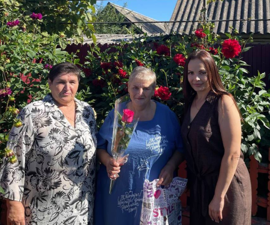 Жительница села Рогов Злынковского района отметила юбилей