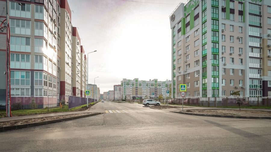 В Брянске продолжается строительство дорожной сети