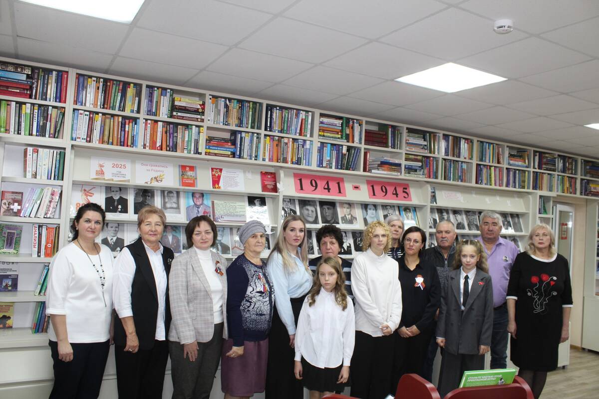 В Жуковскую библиотеку Брянщины в День отца пригласили семьи погибших воинов