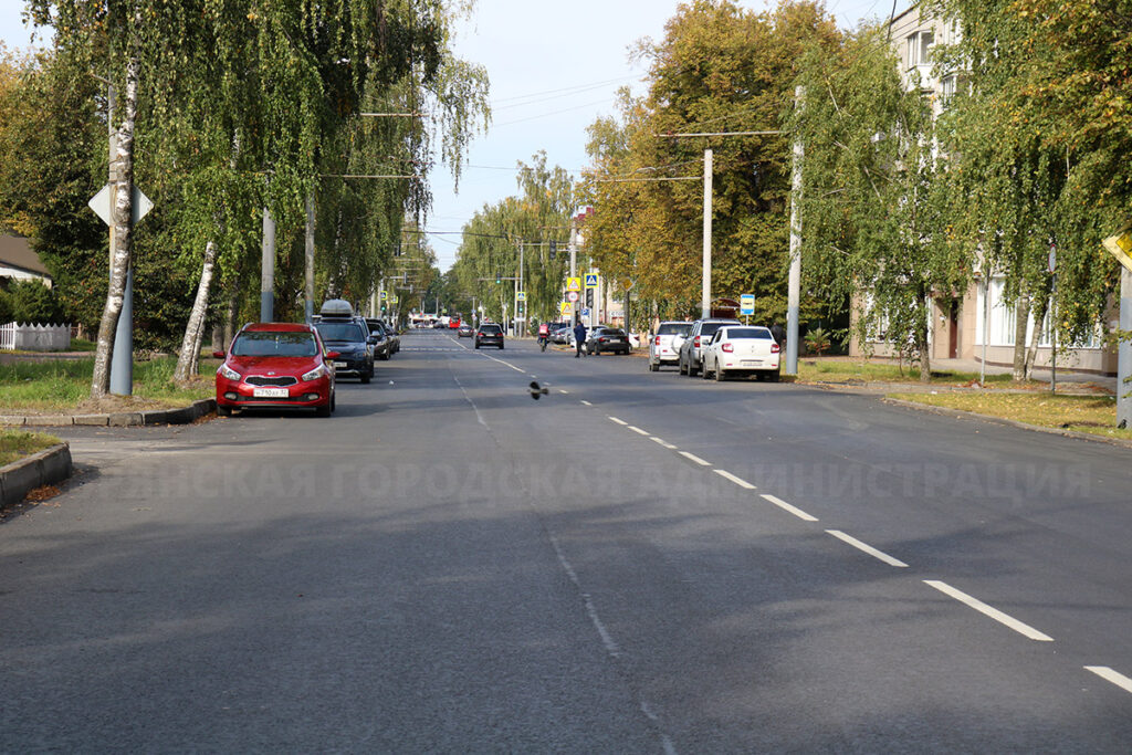 В Брянске  завершился ремонт улицы XXII Съезда КПСС
