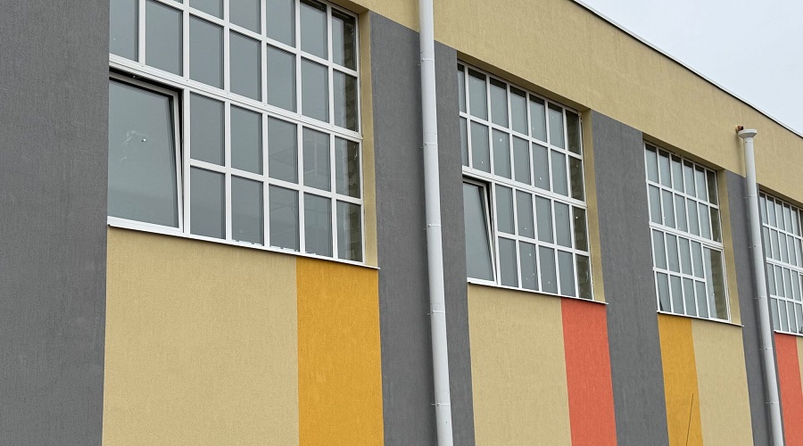 В Сельцо возводят спортзал в микрорайоне Первомайский