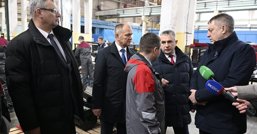 Белорусская делегация посетила предприятие «Брянсксельмаш».