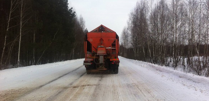 В Брянской области идет борьба со снегом