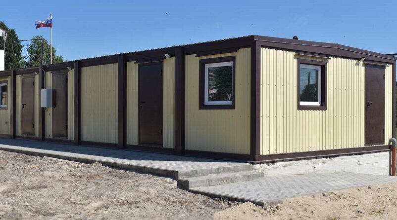 В Клетне Брянщины  для спортсменов построили современные раздевалки